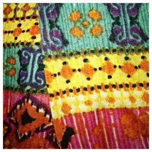 Multi Color Tribal Print Leopard Faux Turban
