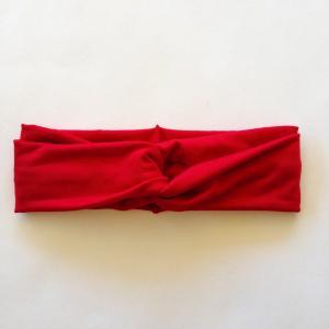 The Skinny Turban In Solid Red